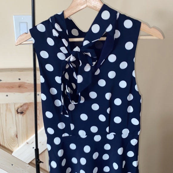 Most Of All Coralie Satin Midi Dress In Polka Dot - Picture 10 of 11